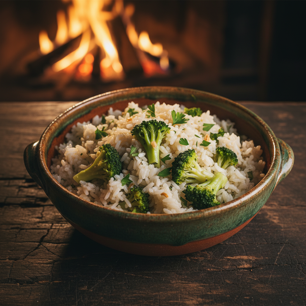 Arroz com Brócolis