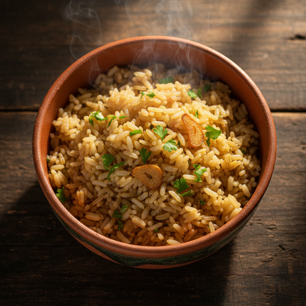 Arroz com Alho